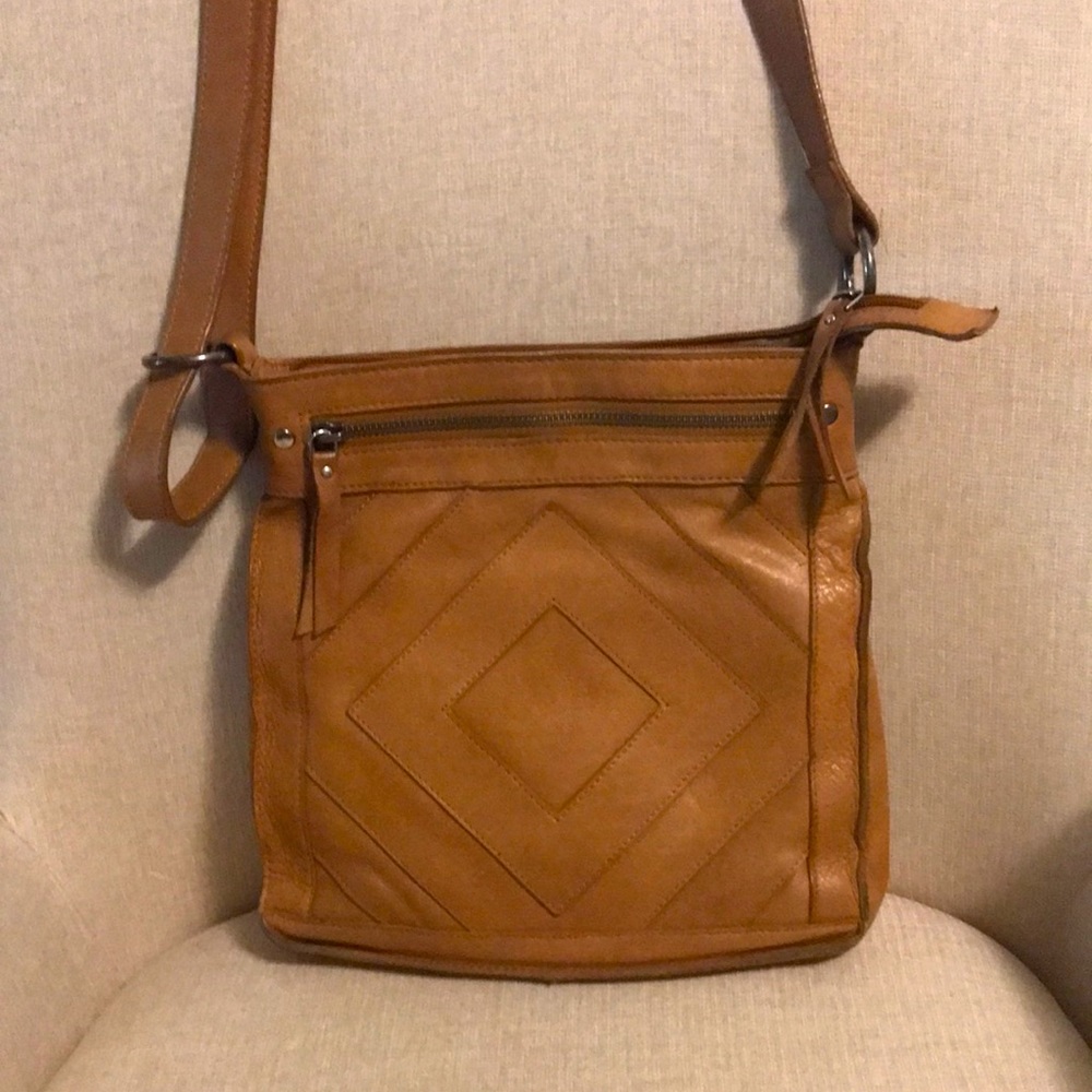 Leather cross body bag by Lucky